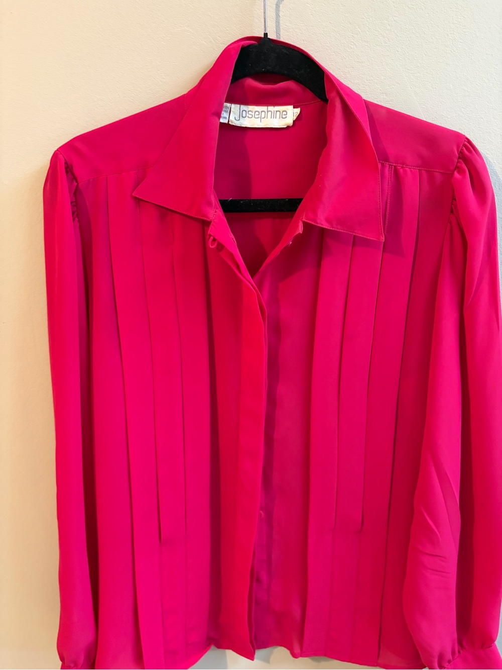 Joseph Hot Pink Collar Blouse
#0004